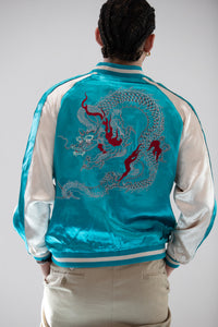 Sukajan Japanese Jacket Satin Reversible Dragon