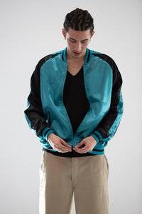 Sukajan Japanese Jacket Satin Reversible Carp