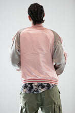 Load image into Gallery viewer, Sukajan Japanese Jacket Satin Reversible CherryBlossoms Butterfly