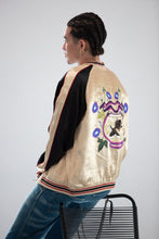 Load image into Gallery viewer, Sukajan Japanese Jacket Satin Reversible Goldfish Bwol