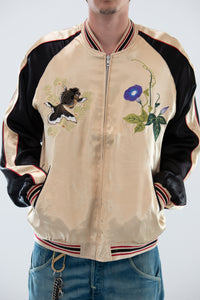 Sukajan Japanese Jacket Satin Reversible Goldfish Bwol