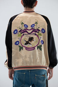 Sukajan Japanese Jacket Satin Reversible Goldfish Bwol