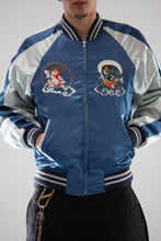 Cargar imagen en el visor de la galería, Sukajan Japanese Jacket Satin Fujin Raijin