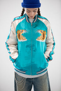 Sukajan Japanese Jacket Satin Reversible Tiger