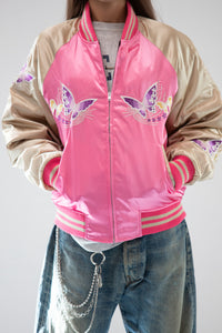 Sukajan Japanese Jacket Satin Butterfly