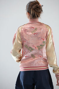 Sukajan Japanese Jacket Satin Reversible Goldfish