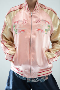 Sukajan Japanese Jacket Satin Reversible Goldfish