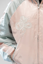 Cargar imagen en el visor de la galería, Sukajan Japanese Jacket Satin White Dragon