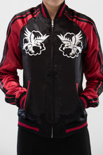 Cargar imagen en el visor de la galería, Sukajan Japanese Jacket Satin Reversible White Dragon Eagle