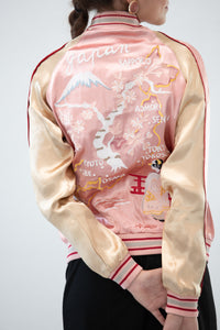 Sukajan Japanese Jacket Satin Reversible Maiko