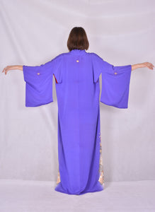 Kimono Vintage Woman Mauve