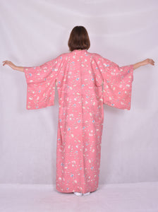 Kimono Vintage Woman Pink