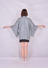 Cargar imagen en el visor de la galería, Haori Kimono Jacket Shibori Vintage Green