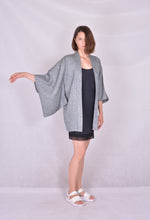 Load image into Gallery viewer, Haori Kimono Jacket Shibori Vintage Green