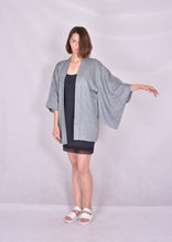 Cargar imagen en el visor de la galería, Haori Kimono Jacket Shibori Vintage Green