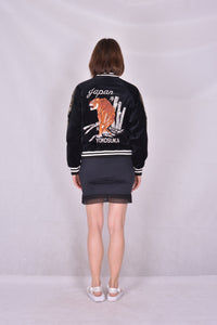 Sukajan Japanese Jacket Velvet Tiger and Bamboo