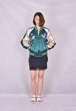 Load image into Gallery viewer, Sukajan Japanese Jacket Satin Phoenix and Roses