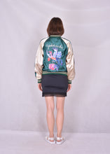 Load image into Gallery viewer, Sukajan Japanese Jacket Satin Phoenix and Roses