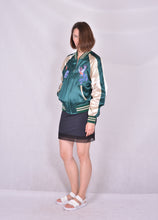 Load image into Gallery viewer, Sukajan Japanese Jacket Satin Phoenix and Roses