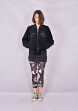 Load image into Gallery viewer, Sukajan Japanese Jacket Velvet Black on Black Tiger and Fuji