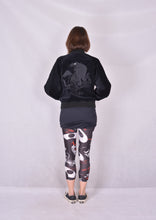 Load image into Gallery viewer, Sukajan Japanese Jacket Velvet Black on Black Tiger and Fuji