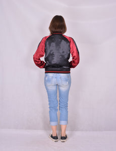 Sukajan Japanese Jacket Satin Reversible Dragon Sakura