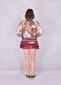 Sukajan Japanese Jacket Satin Reversible Geisha