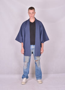 Haori Kimono Jacket with Tiger lining Vintage Man