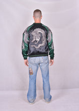 Load image into Gallery viewer, Sukajan Japanese Jacket Satin Reversible Dragon