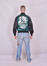 Load image into Gallery viewer, Sukajan Japanese Jacket Satin Dragon and Fuji