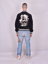 Load image into Gallery viewer, Sukajan Japanese Jacket Velvet Dragon and Fuji