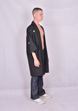 Load image into Gallery viewer, Haori Kimono Jacket Black Vintage Man