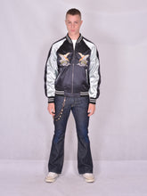 Load image into Gallery viewer, Sukajan Japanese Jacket Satin Eagle and Wave