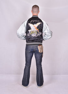 Sukajan Japanese Jacket Satin Eagle and Wave