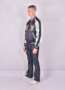 Sukajan Japanese Jacket Satin Eagle and Wave