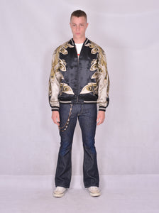 Sukajan Japanese Jacket Satin Reversible Phoenix