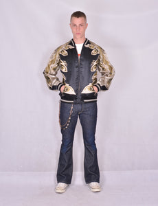 Sukajan Japanese Jacket Satin Reversible Phoenix