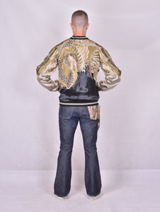 Sukajan Japanese Jacket Satin Reversible Phoenix