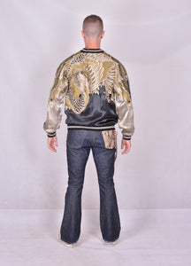 Sukajan Japanese Jacket Satin Reversible Phoenix