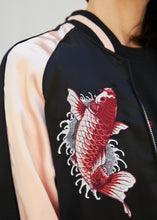 Load image into Gallery viewer, Sukajan Japanese Jacket Satin Reversible Carp