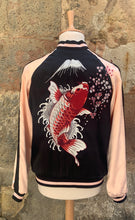 Load image into Gallery viewer, Sukajan Japanese Jacket Satin Reversible Carp