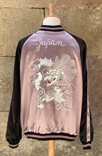 Cargar imagen en el visor de la galería, Sukajan Japanese Jacket Satin Reversible White Dragon