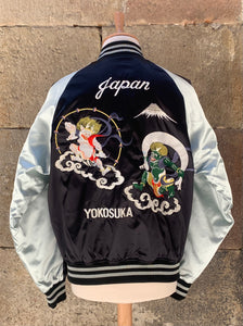 Sukajan Japanese Jacket Satin Fujin Raijin