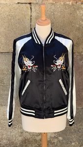 Sukajan Japanese Jacket Satin Eagle and Dragon